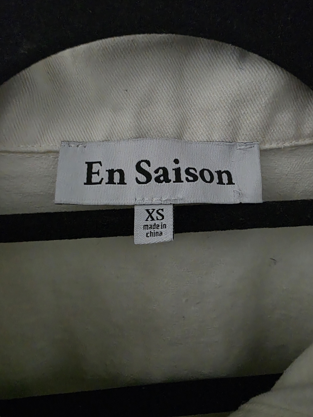 En Saison White Eyelet Button-Front Shift Dress - Picture 4 of 7
